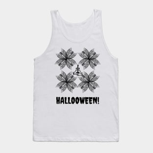 Skeleton Halloween Design Tank Top